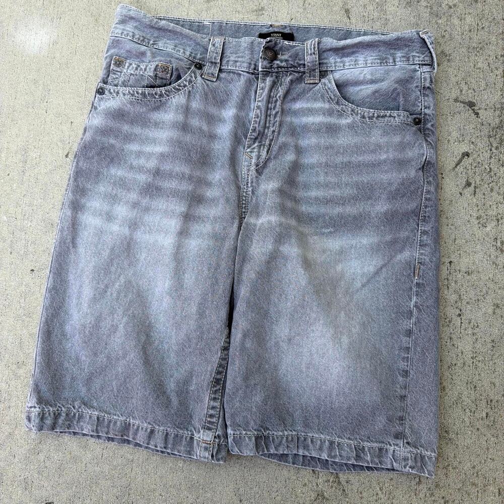 True religion vinny cut ultra Baggy jean shorts size 34